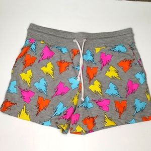 Disney World Neon castle shorts womens medium pre loved